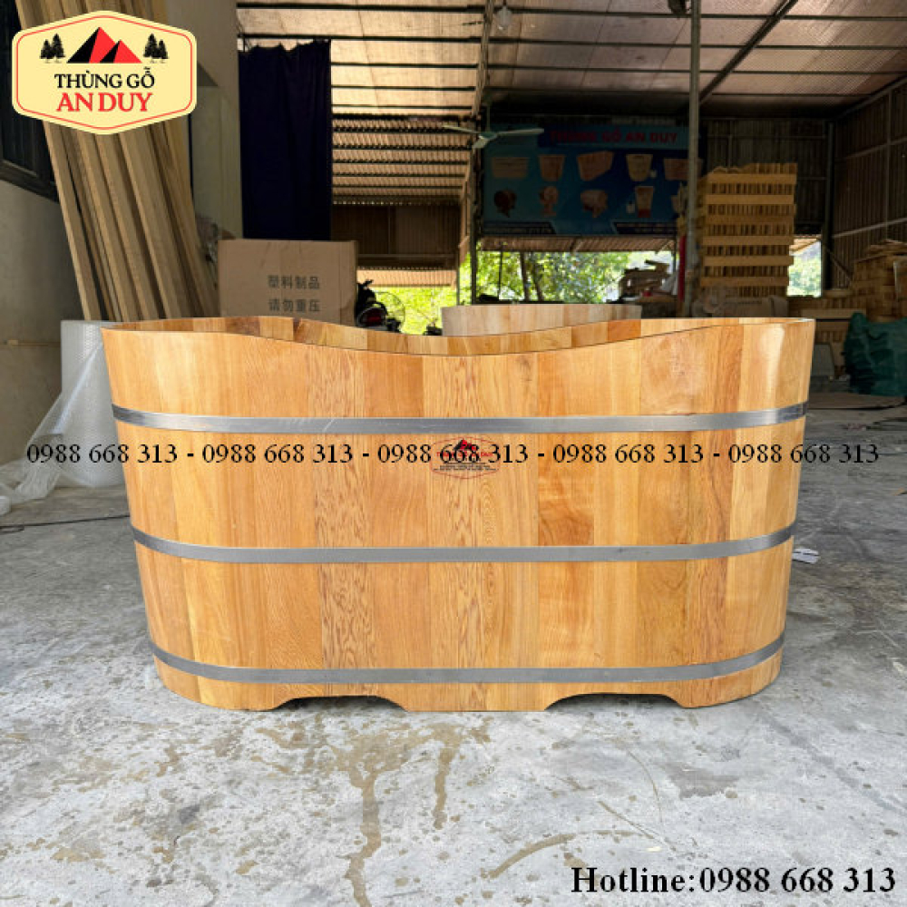Bồn Tắm Dài Gỗ Pơmu